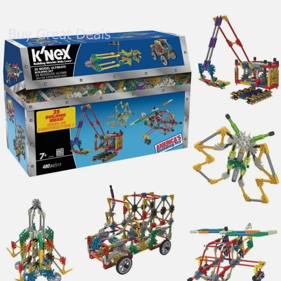 K'Nex | Toys | Knex 35 Model Ultimate Building Set 48pc Construction ...